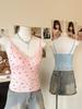 Pure Desire Bloemen Kant Camisole met Borstkussentjes - Slank en Stijlvol Bandeau Topje