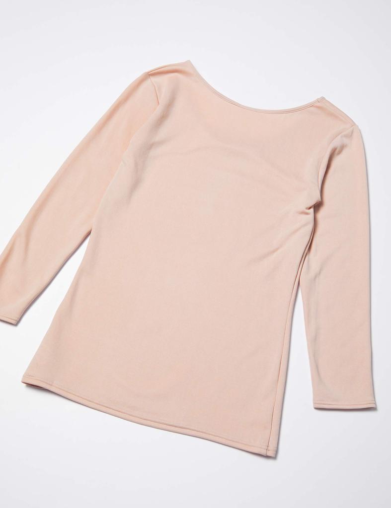 Aero Capsule Inner Lightweight and Size LL Wing/Wacoal Women's Top, Warm, 3/4 Sleeves, U-Neck, EL2746,