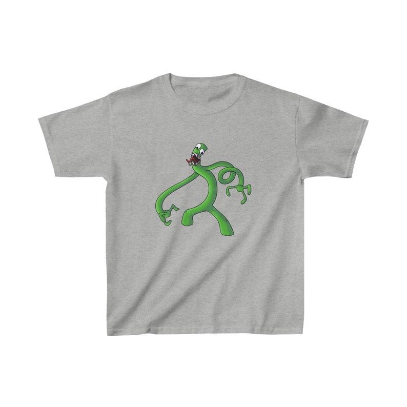 Rainbow Friends GREEN Monster Toddler Tee Shirt T-Shirt Soft Heavy Cotton YouTube Quality Printed Multiple Colors FREE SHIPPING 160