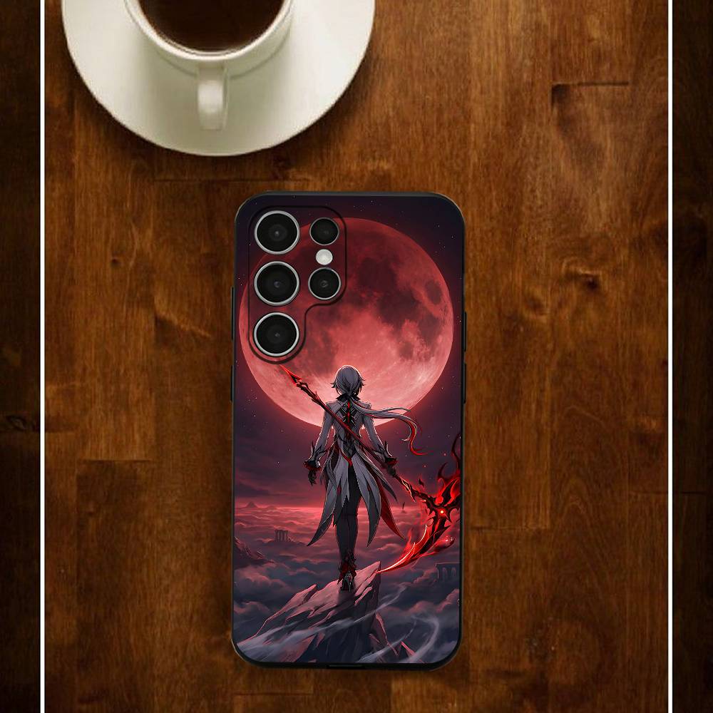 

Hot Game Figure A-Arlecchino Phone Case For Samsung S24 25 23 22 21 20 Plus Ultra 5G Lite Shockproof Cover Samsung S21fe
