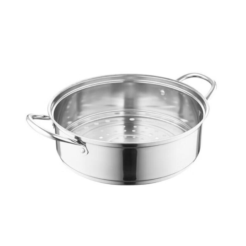 Debo Sibelle DEP-721 28cm Doppelschichtiger Mehrzweck-Suppendampfgarer aus Edelstahl