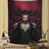 Gra RPG Diablo 4 Anime Gobelin Hippie Kwiatowa Ściana Dywany Wystrój Pokoju Studenckiego Tani Hippisowski Dekor Ścienny