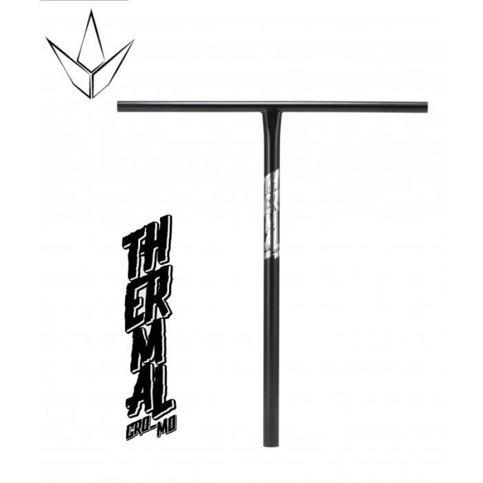 Guidon en T - Blunt - Thermal - 650mm - 600mm - 4130 Chromoly Noir