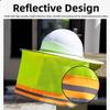 UV Protection Safety Helmet Curtain Reflective Sunscreen Neck Cover  Construction Site