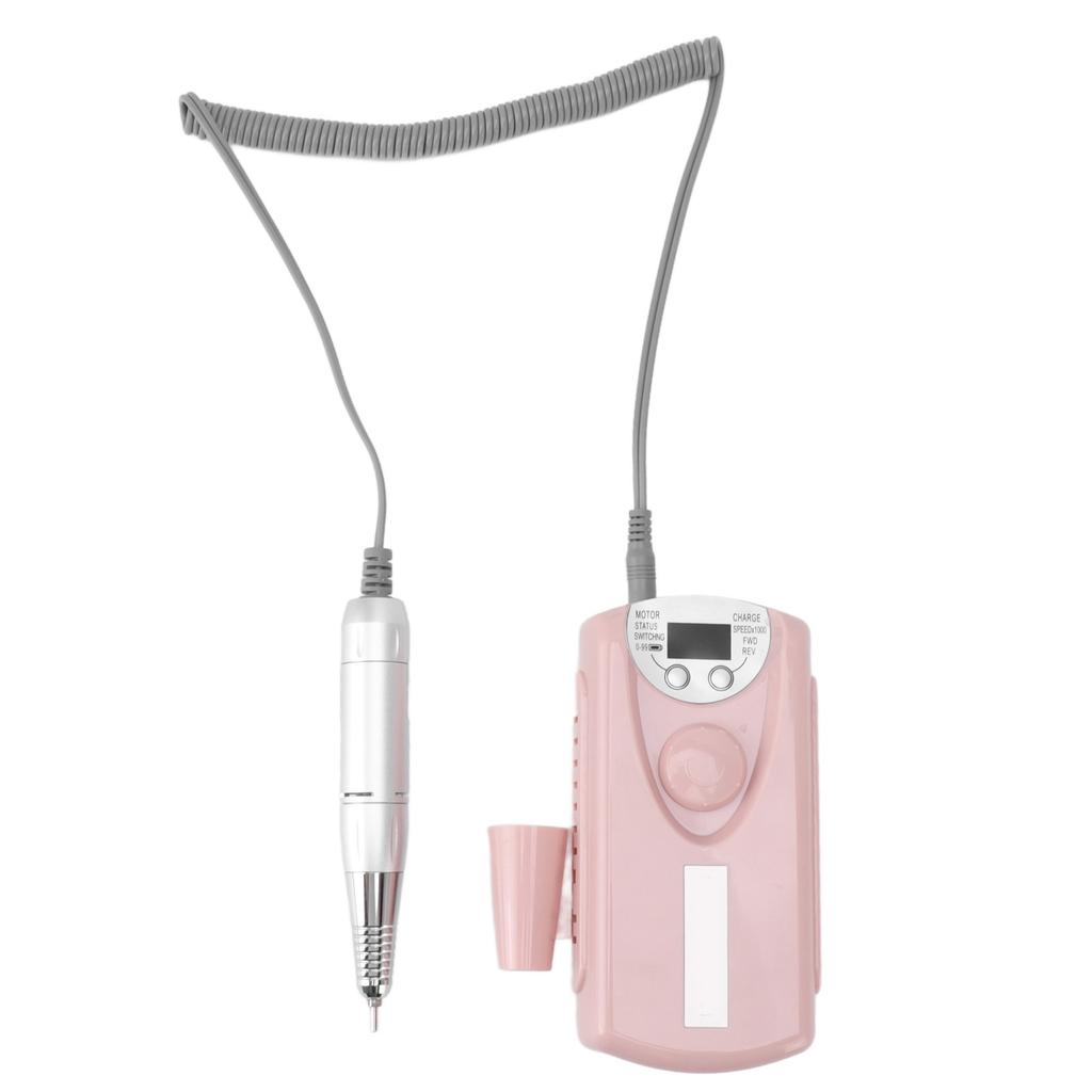 LCD Nail Drill Machine Home Salon Portable Electric Nail File Manicure Tool for Nail Artist