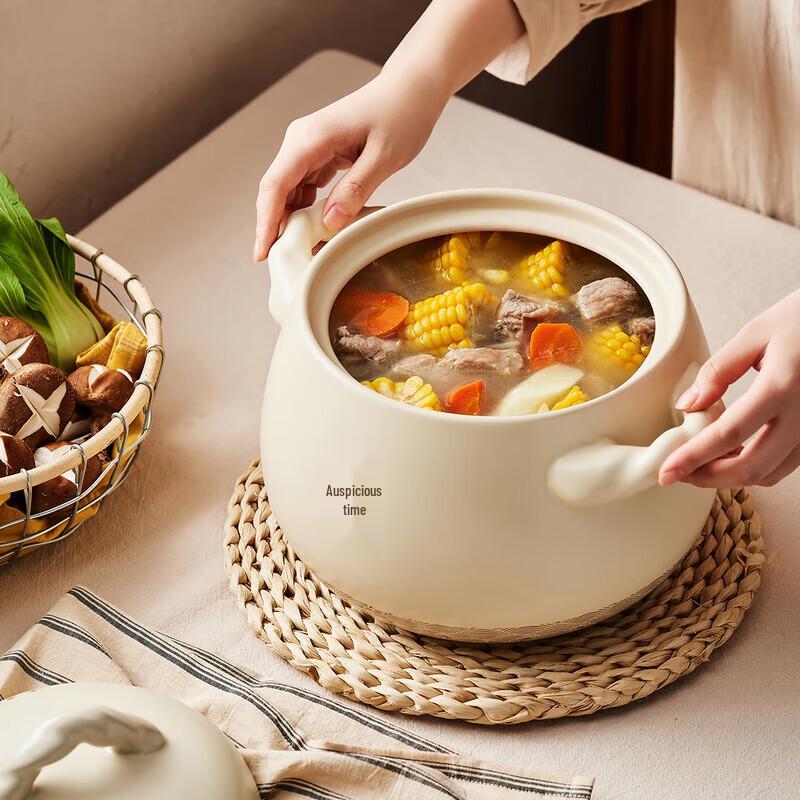 Bear Ceramic Claypot Stew Pot