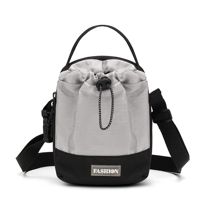 Waterproof Nylon Sling Bag - Outdoor Travel Pouch with Dedicated Water Bottle Pocket (New Nylon Crossbody Design)