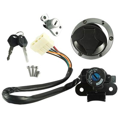 Ignition Switch Lock Key Fuel Gas Cap Kit Fit for Kawasaki EX250J Ninja 250R 2008-2012