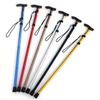 5-Section Aluminum Trekking Pole: Folding, Anti-Slip Adjustable Crutch for Hiking & Elderly Use