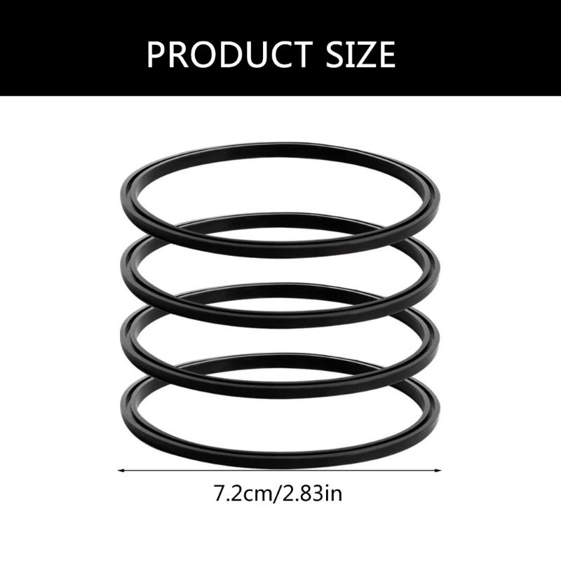 6pcs O Shaped Seals Lid Gaskets Ring Replacement Silicone Lid Seals for 16 & 20oz ContigoMug Travel Mug Accessories