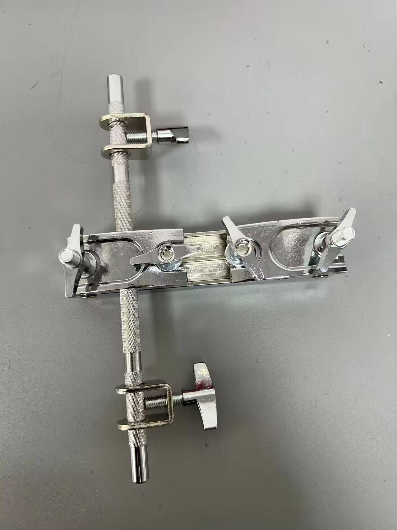 Двухголовочный держатель зажима для ковбелла для стоек барабанов