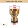 1/2" 3/4" 1" Threaded Brass Quick Connector M22/24 Nipple Fitting Garden Hose Quick Connect Faucet Adapter Water Hose Connector
