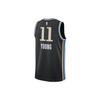 Nike Dri-Fit Digitaldruck Gespleißtes Rundhals Basketballtrikot City Edition Herren Tops Schwarz DX8486-011
