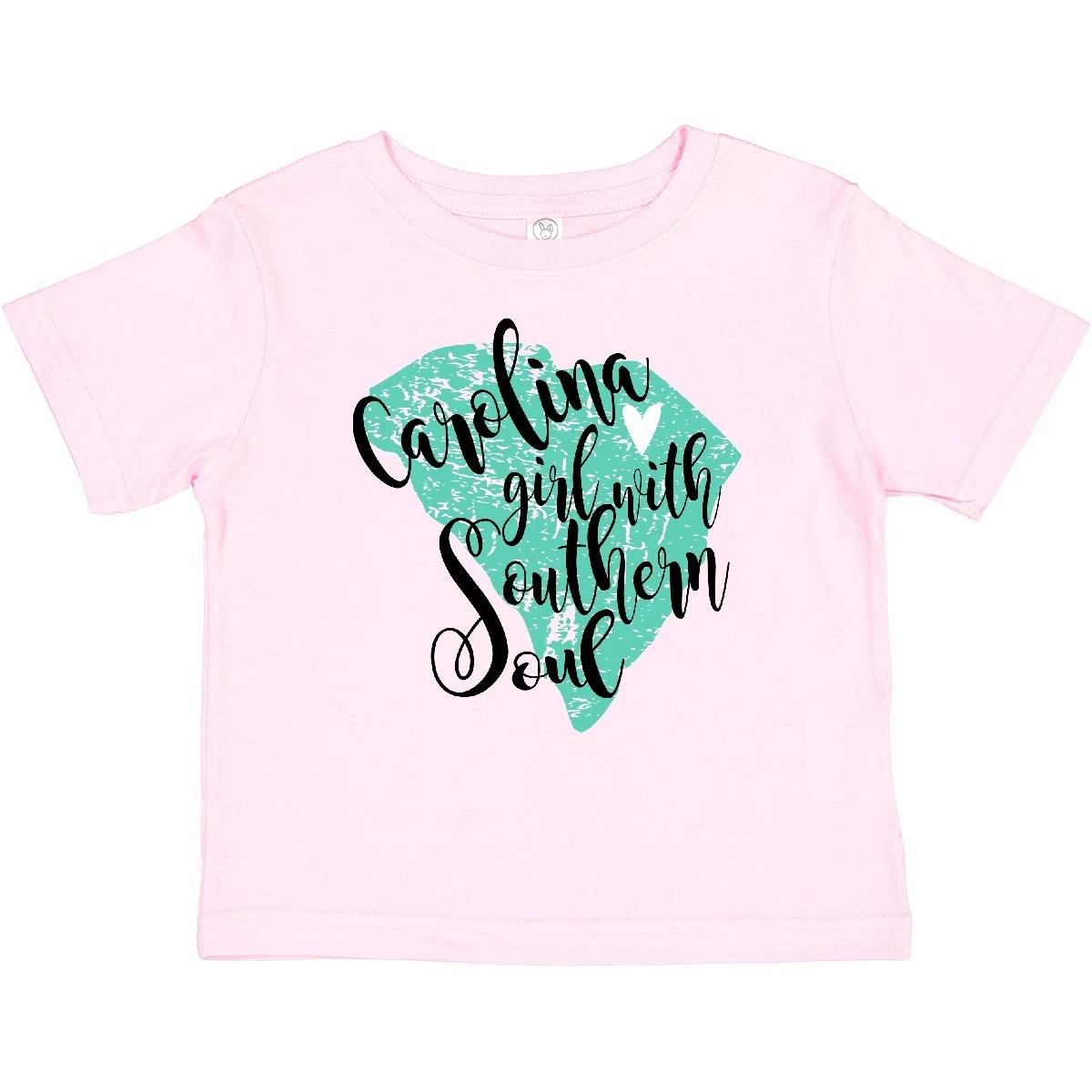 

Inktastic Carolina Girl With A Southern Soul Baby T-Shirt Boodlebug Graphics Sc 150
