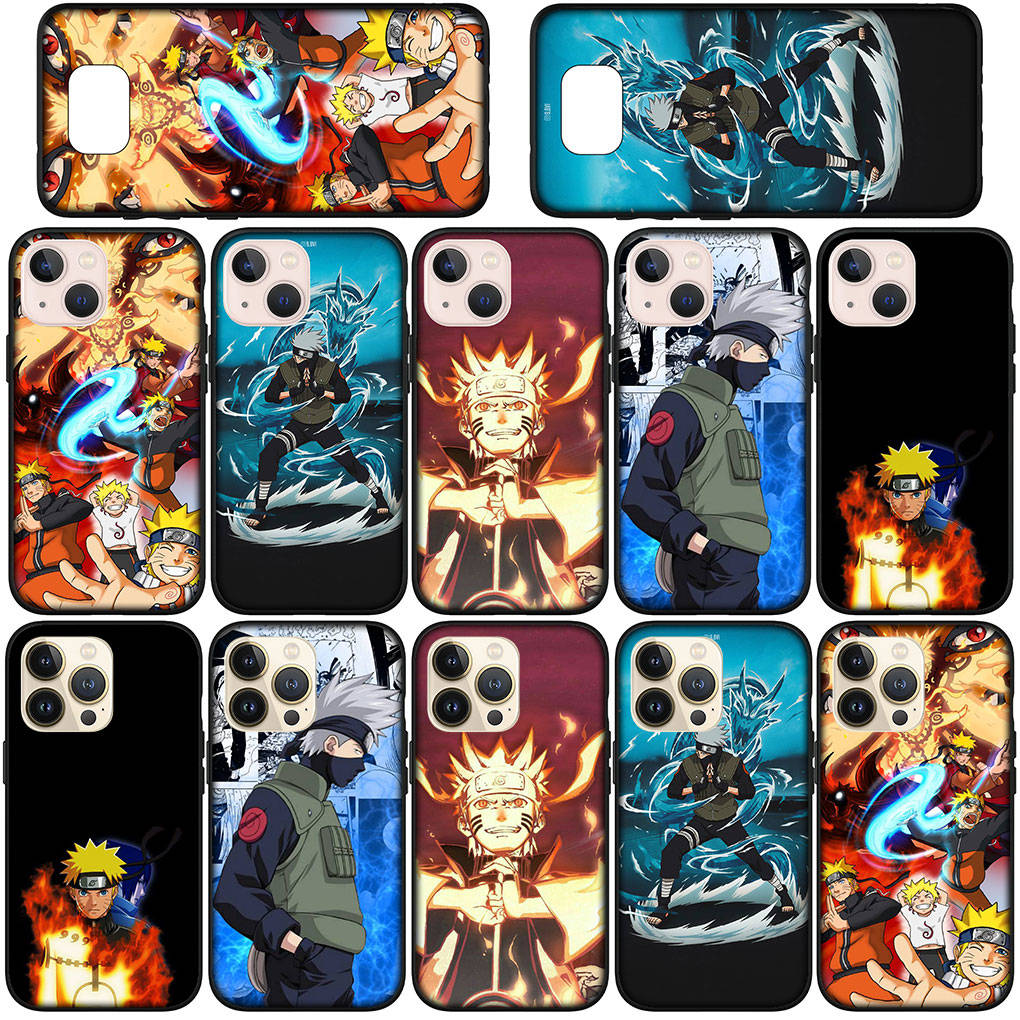 For Samsung Galaxy S24 S23 iPhone 16 15 14 Xiaomi Redmi Note 13 12 11 10 8 Plus 9 Pro Max X XR 14C Phone Case Cartoon Naruto Kakashi OPPO Huawei Cover