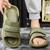 Fashion 2025New Men Massage Slippers Slides Indoor Outdoor Sandals Beach Casual Shoes Comfortable Sole Men's Slippers Big Size 38-46