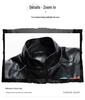 Trendy Men's PU Leather Motorcycle Jacket - Spring/Autumn Cool Outerwear