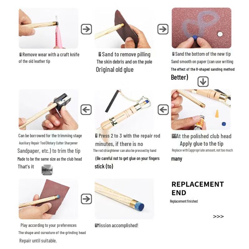 Hansheng 1/2 Split Maple Billiard Cue Set