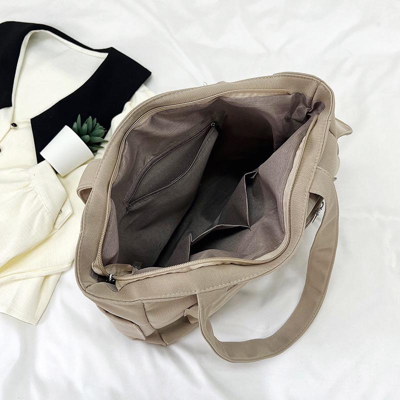 College Students Commute To Class, Large-capacity Handheld Cloth Bags, Large Bags, Women's New Canvas Bags, Shoulder Tote Bags