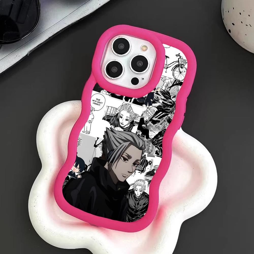 Sakamoto Days Gaku Phone Case for iPhone 17 16 15 14 13 12 11 Air Pro Max Plus Wavy Edge TPU Colorful Cover Pretty Cover Luxury