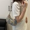 New Summer Large-capacity Tote Bag Painted Flower Casual Literary Shoulder Women's Bag