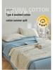 2026 MUJI Style Summer Quilt: Xinjiang Cotton Cool, Machine Washable, Ideal for Air Conditioning