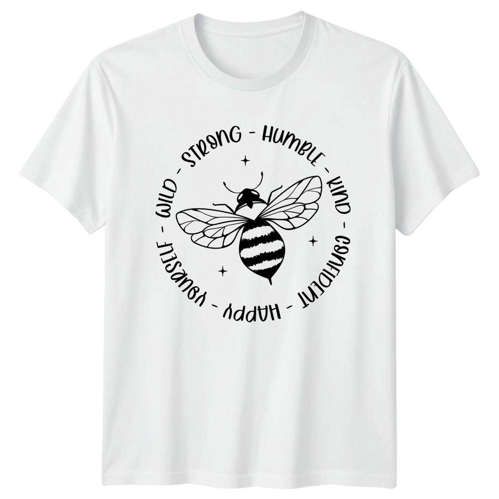 Strong Humble Kind Confident Happy Unisexs TShirt Positive Affirmation S