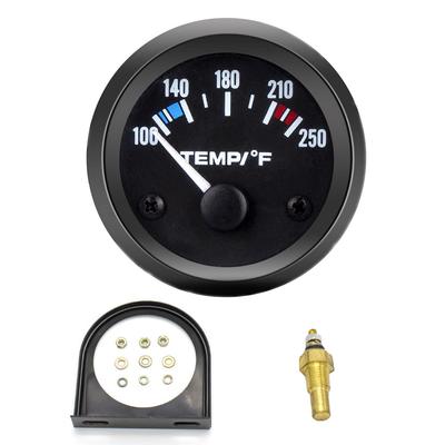 2 Inch 52mm Water Temperature Gauge Universal Car Pointer Water Temp Meter Kit 100250 Fahrenheit