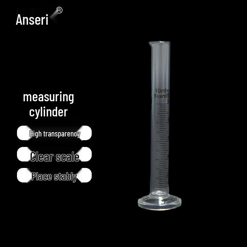 Ancairui 10ml Glass Graduated Measuring Cylinder