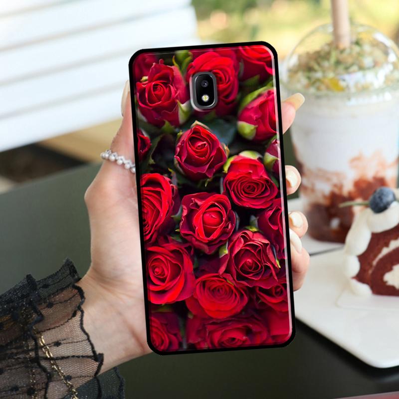 Bright Red Roses Flowers Case For Samsung Galaxy M06 M16 M36 M56 M15 M11 M31 M21 M53 M13 M32 M52 M35 M55 M14 M34 M54