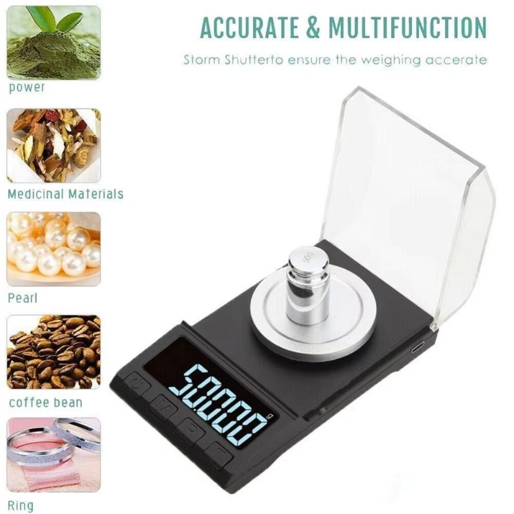 High Precision Jewelry Scale Portable Weight Milligram Scale  Jewelry Reload