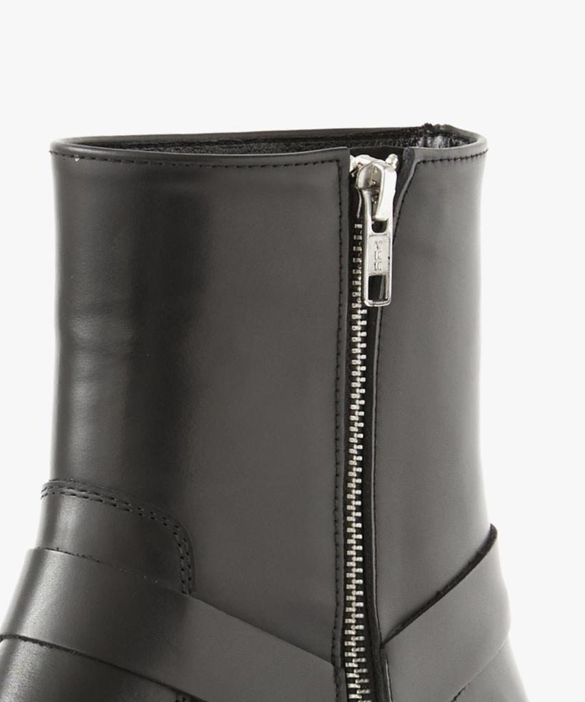 Ehren Saint Zip-Up Boots R25B001 (Black)