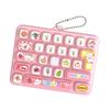 Cartoon 26 Keys Keyboard Keychain Animals Stress Relief Fidget Toy  Backpack Decor