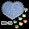 DIY 3D Silicone Nail Art Decortive Design Mold Nail Art Making Tools Mould