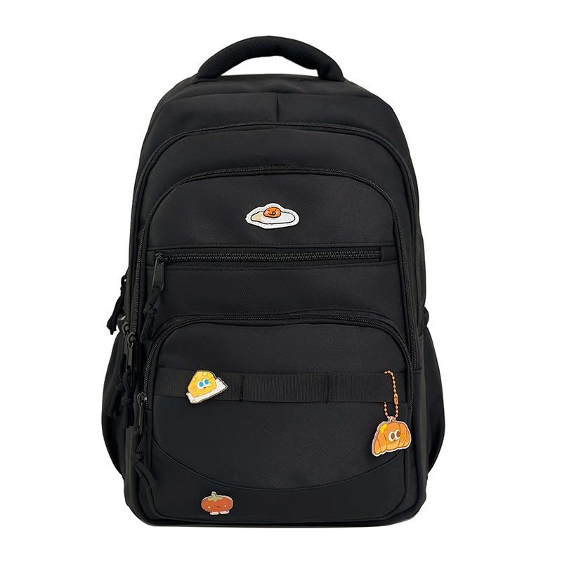 High value, fresh and sweet backpack, junior high school students contrasting color splicing large-capacity backpack