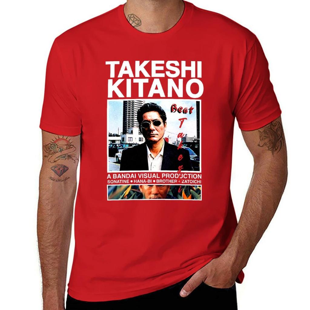 Takeshi Kitano Tshirt Quickdrying Sublime Mens Graphic Tshirts Funny