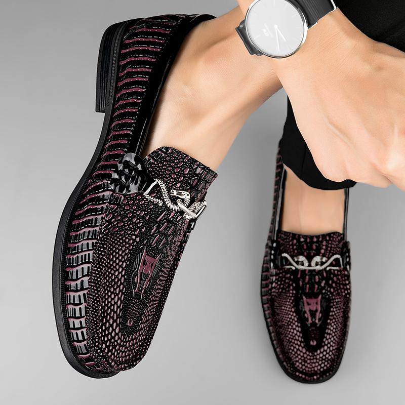 Fashion Top Quality Male Loafers Street Style Walking Footwear Luxury Brand Leather Men's Dress Shoes Summer Breathable Casual Flats