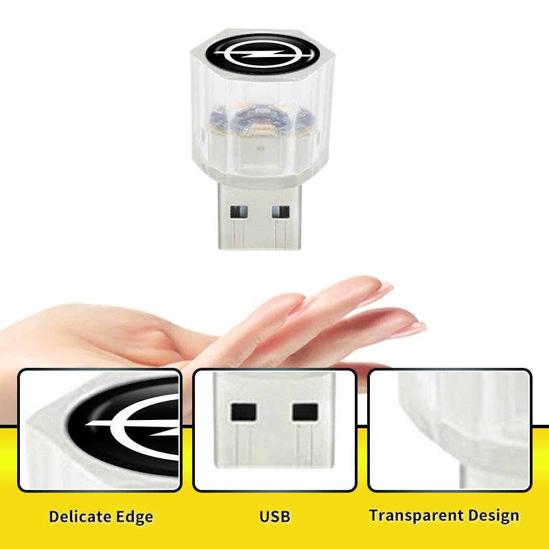 Car LED Ambient Light USB Free Installation Interior Decorative Atmosphere Light For Opel Corsa Astra Insignia Vectra Zafira