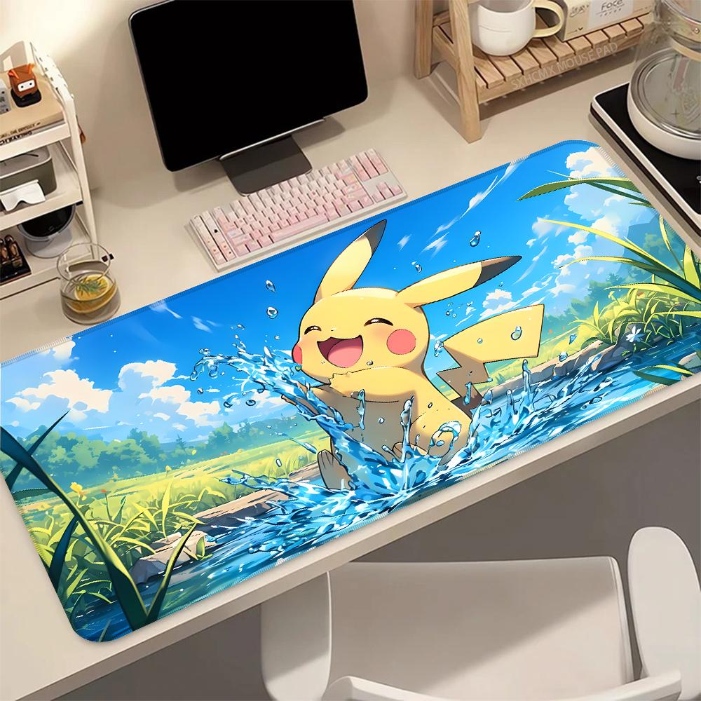 Anime Mouse Pad Print NonSlip Rubber PPokemons Mousepad Waterproof Desk Mat for Computer Laptop Gamer Home Office Accessories
