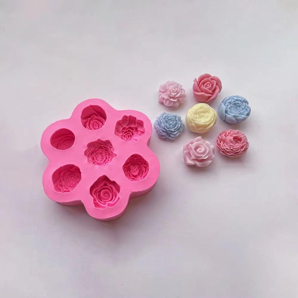 Flower Shape 3D Rose Cake Mold Heat-resistant Dessert Decorating Tools  Chocolate Making