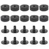 20Pcs/pack Set of 10Pcs Cymbal Stand Felt Washer Pads with 10Pcs Cymbal Sleeves