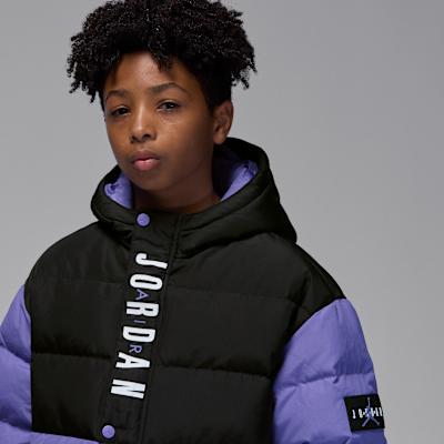 Jordan Kids Down Jackets Hooded Non Detachable Moderate Down Jacket