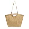 Large capacity woven tote straw bag women's 2026 spring new casual texture shoulder armpit bag