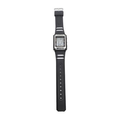 Reloj Deportivo Digital Rectangular Impermeable Luminoso Multifuncional Vintage Negro Pantalla Grande