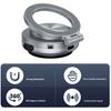 Magnetic Car Phone Holder Electric Vacuum Suction Cup Mount 360 Degrees Rotation Strong Grip Strong Magnetic Car Stand for IPhone