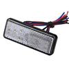 Motorcycle Scooter Moped Rectangle LED Reflector Tail Brake Light Stop Lamp