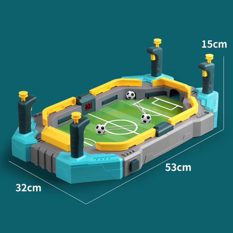 Dual-control Football Battle Game Educational Two-player Interactive Football Board Game with Scorer Children's Birthday Gift