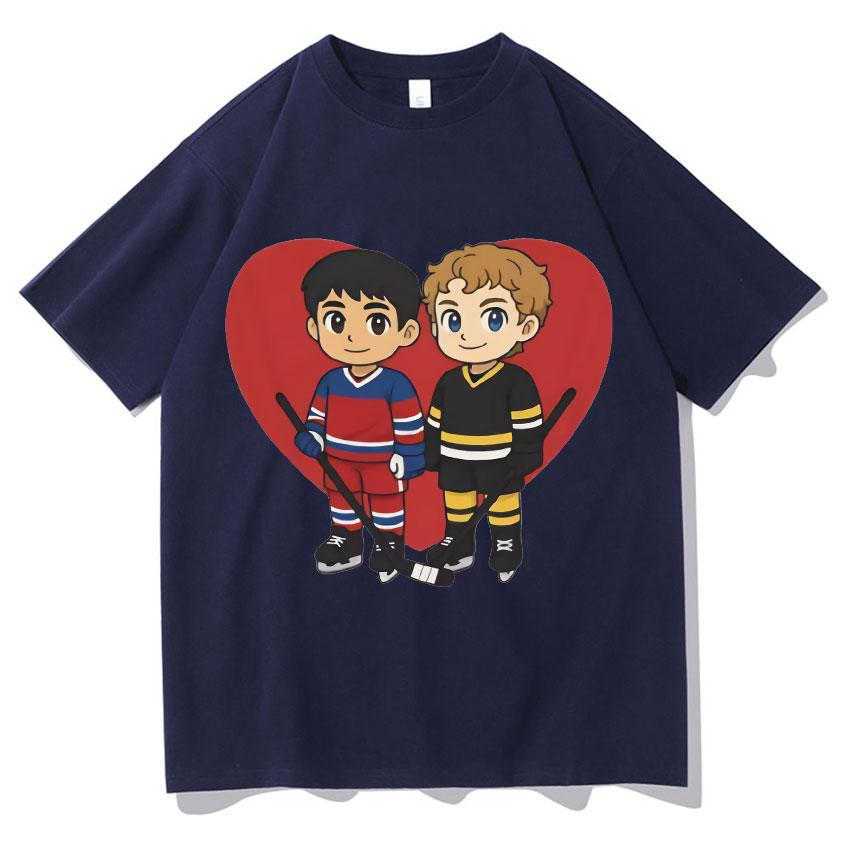 Heated Rivalry High Quality Tshirt Mens Womens Rivalry 81 and Hollander 24 Hip Hop Casual 100 Cotton Tee Shirt Teenagers Unisex