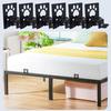6Pcs Adjustable Non-Slip Mattress Gaskets Metal Mattress Slide Stopper Keep