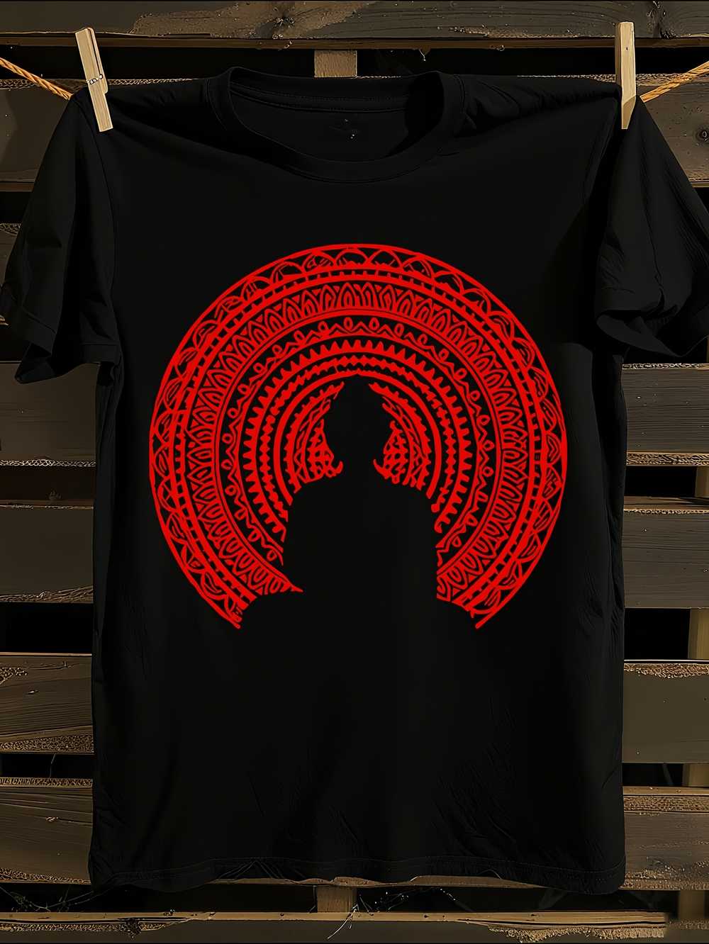 

Тяжелая футболка 220 г/м² с принтом Будды S